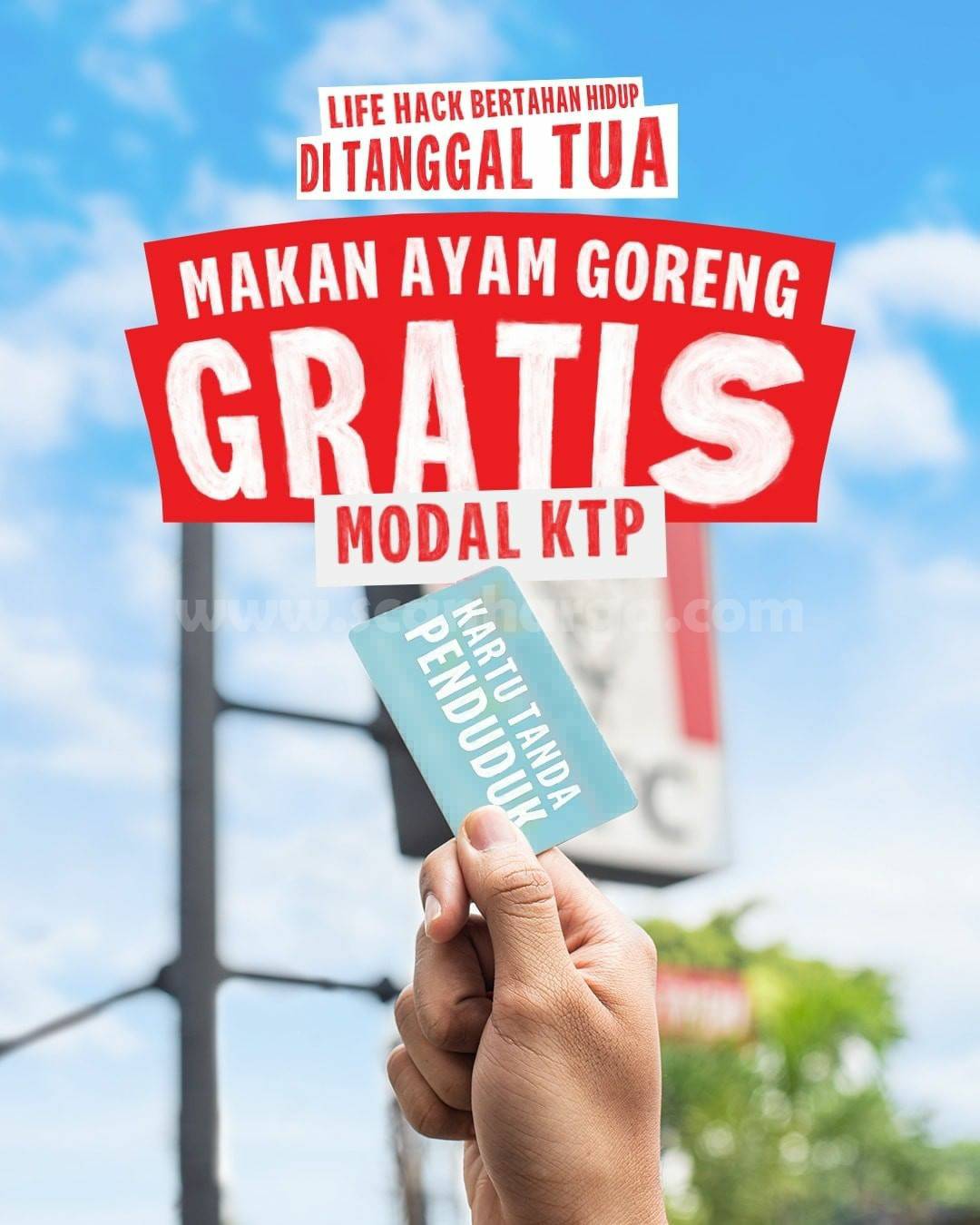 Promo KFC Gratis Makan Ayam Modal KTP